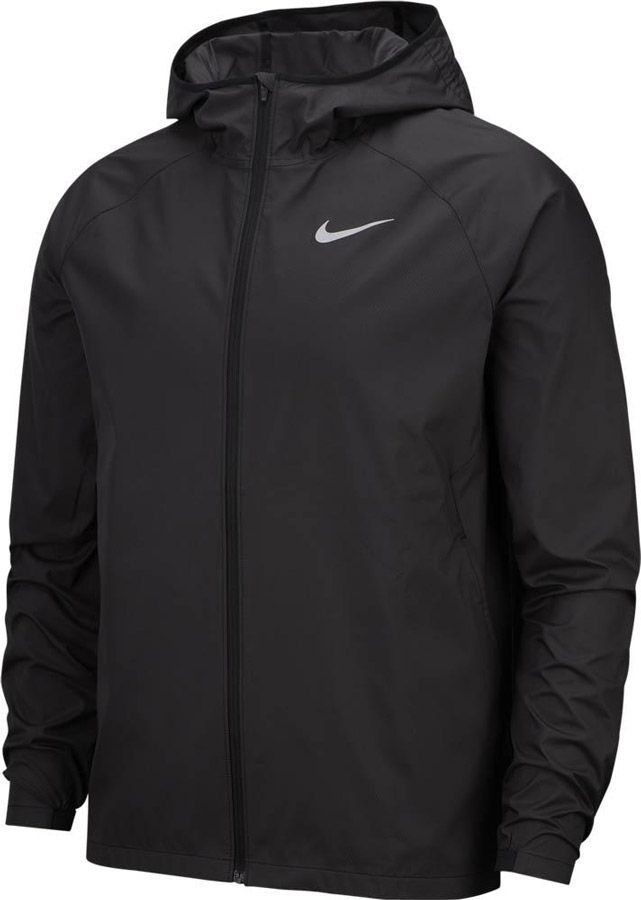 Nike Sportjas Essential Running Hooded Full Zip Jacket- BV4870 010-Black Men’s- Maat XL